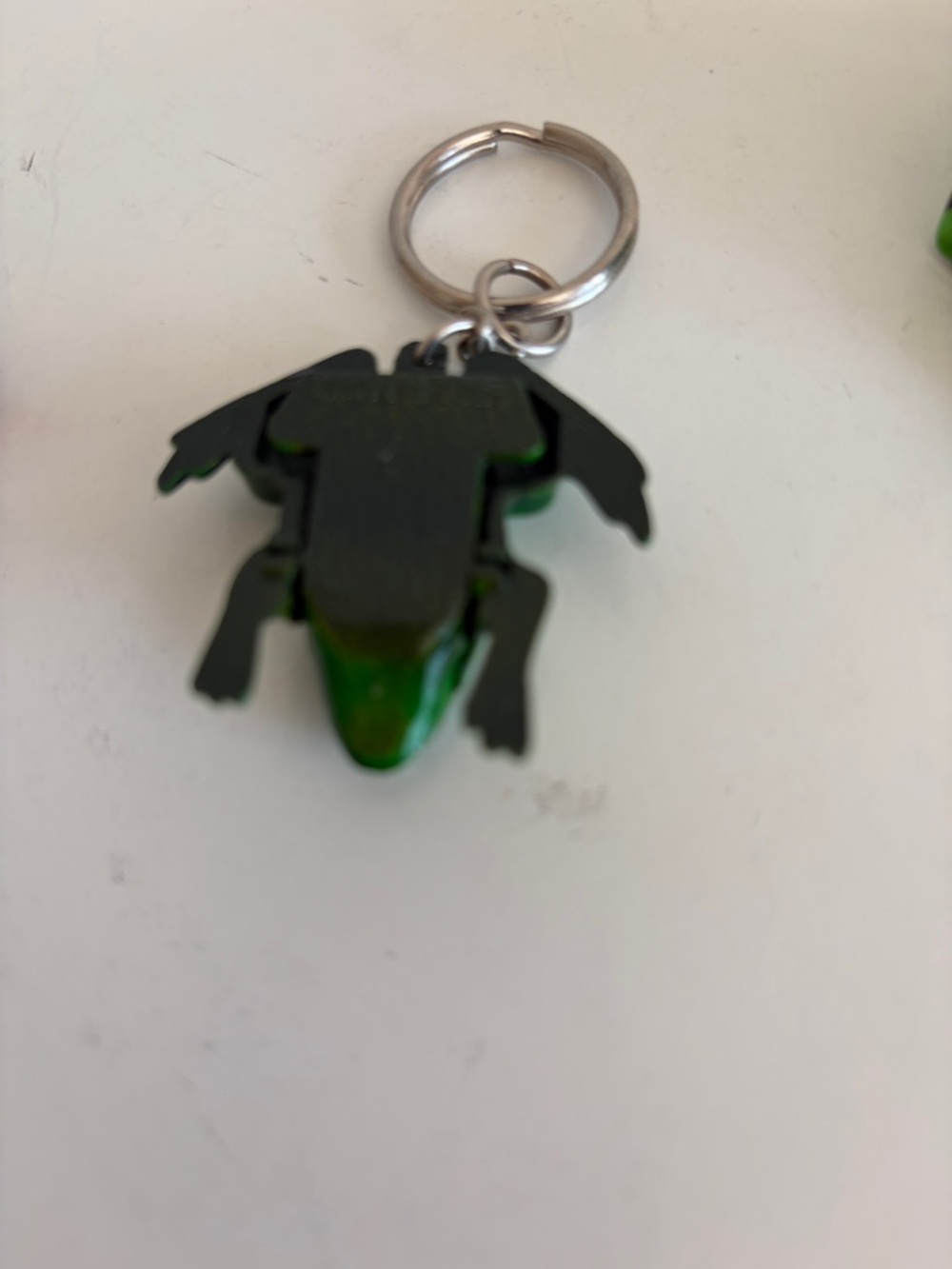 Various Frog Keychain Set of 4 Delightful Frogs - Picture 7 of 8